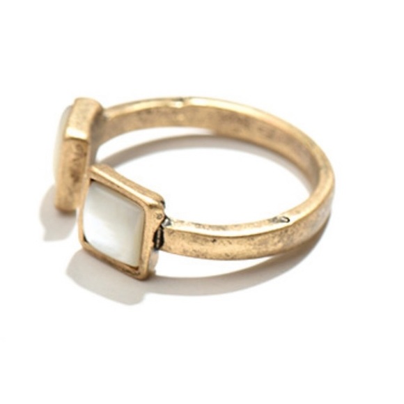 Beautiful Abalone Adjustable Gold Ring! - Picture 7 of 7